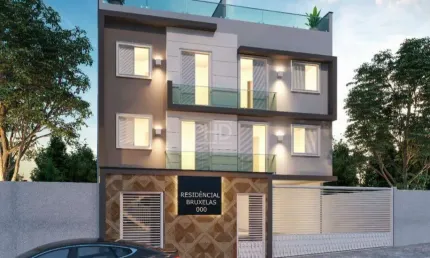Cobertura à venda, 2 quartos, 1 vaga, vila luzita - santo andré/sp