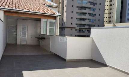 Cobertura Nova Sem Condomínio à Venda, com 163m², 3 Quartos, 1 Suíte com Sacada, Lavabo, 2 Vagas, Campestre, Santo André