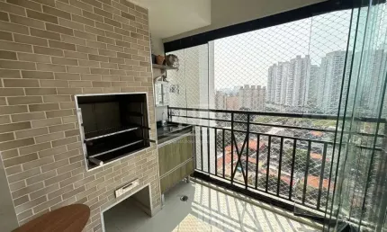 Apartamento à venda, com 58 m², 2 quartos, 1 suíte, 2 banheiros, varanda gourmet, 1 vaga, bairro jardim gonçalves, são bernardo do campo - sp