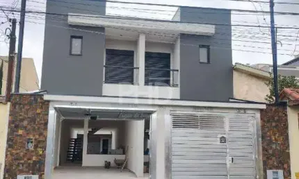 Sobrado Novo 145 m2, 3 suítes 2 vagas Vila Metalúrgica - Santo André SP