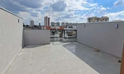 Cobertura à venda, 2 quartos, 1 suíte, 2 vagas, Campestre - Santo André/SP