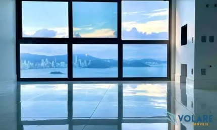 Apartamento último andar com 4 suítes, frente mar – barra sul – bc