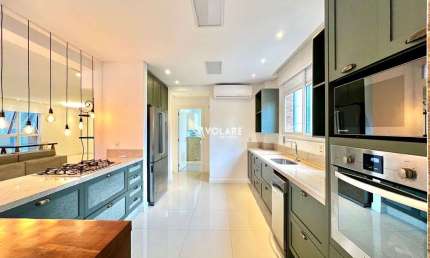 Apartamento 3 suítes e 3 vagas altíssimo padrão mobiliado, bairro Ponta Aguda