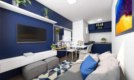 Apartamento com 2 dormitórios à venda, 47 m² por R$ 218.351,00 - Feitoria - São Leopoldo/RS