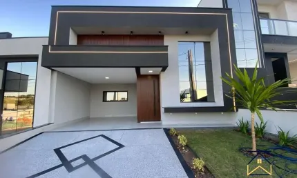Casa em condomínio fechado com 3 quartos à venda na rua 9, 90, loteamento park gran reserve, indaiatuba por r$ 1.350.000