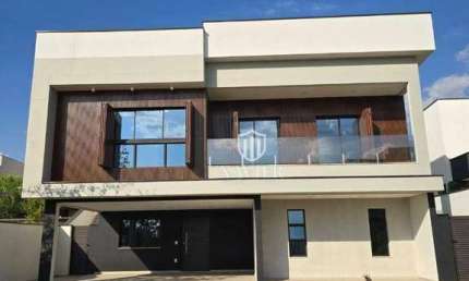 Casa assobradada à venda no Alphaville Nova Esplanada 3– 4 suítes, piscina, área gourmet e estuda permuta