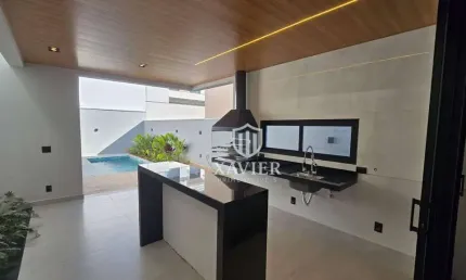 Casa térrea à venda no condomínio cyrela landscape esplanada – 3 suítes, cozinha com led, gourmet integrado, fachada moderna | sorocaba/sp
