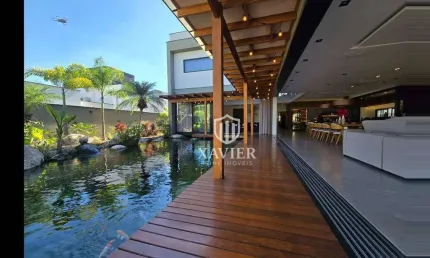 Sobrado de Luxo Mobiliado à Venda no Condomínio Saint Patrick – 5 Suítes, Cinema, Lago Natural, Piscina com SPA e Energia Fotovoltaica | Sorocaba/SP