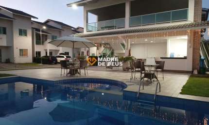 Casa em condomínio fechado com 4 quartos à venda na Rua Euclides Onofre de Souza, 885, Lagoa Sapiranga (Coité), Fortaleza por R$ 780.000