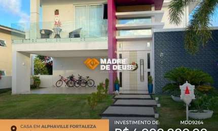 Casa em condomínio fechado com 4 quartos à venda na Avenida Litorânea, 2040, Cidade Alpha, Eusébio por R$ 4.000.000