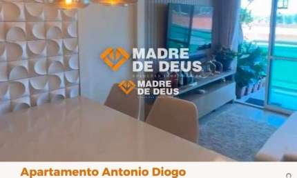 Apartamento à venda na Antônio Atualpa Rodrigues, 100, Antônio Diogo, Fortaleza por R$ 400.000