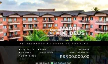 Apartamento com 2 quartos à venda na Avenida dos Coqueiros, 2340, Cumbuco, Caucaia por R$ 900.000