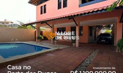 Casa em condomínio fechado com 6 quartos à venda na do Caranguejo, 128, Porto das Dunas, Aquiraz por R$ 1.100.000