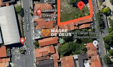 Terreno comercial à venda na Rua Monsenhor João Dantas, 130, São Gerardo, Fortaleza por R$ 1.700.000