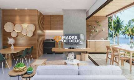 Apartamento com 3 quartos à venda na Beira Mar, 3816, Praia do Japão, Aquiraz por R$ 807.037