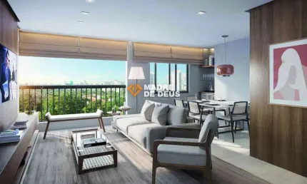 Apartamento com 2 quartos à venda na Rua Bento Albuquerque, 756, Cocó, Fortaleza por R$ 658.818
