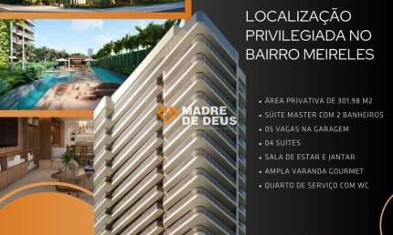 Apartamento com 4 quartos à venda na Rua República do Líbano, 479, Meireles, Fortaleza por R$ 4.102.301