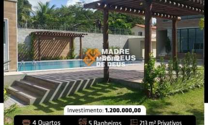 Casa em condomínio fechado com 4 quartos à venda na Guraramirim, 399, Eusebio, Eusébio por R$ 1.200.000