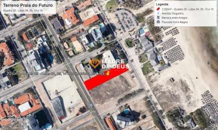 Terreno à venda na Avenida Clóvis Arrais Maia, 3488, Antônio Diogo, Fortaleza por R$ 8.800.000