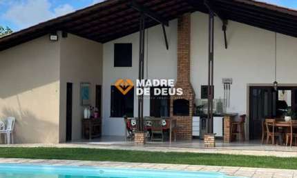 Casa em condomínio fechado com 4 quartos à venda na Russana, 70, Guaribas, Eusébio por R$ 2.300.000