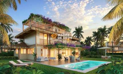 Casa em condomínio fechado com 5 quartos à venda na Praia Canoe Jaguaribe, 1, Maceió, Fortim por R$ 4.200.000