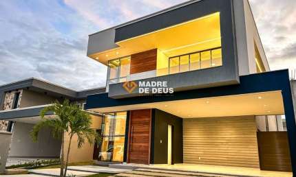 Casa em condomínio fechado com 4 quartos à venda na Atlântica, 2303, Cidade Alpha, Eusébio por R$ 1.890.000