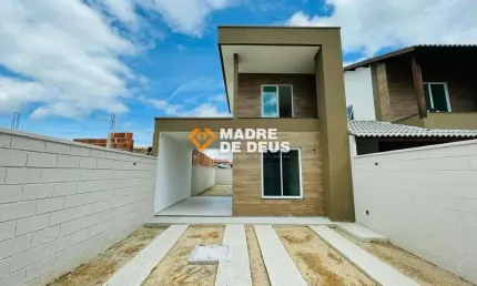Casa em condomínio fechado com 3 quartos à venda na Embaúba, 159, Autódromo, Eusébio por R$ 460.000