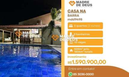 Casa em condomínio fechado com 3 quartos à venda na Brisa Das Vitórias, 38, Canto da Barra, Fortim por R$ 1.590.900