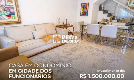 Casa em condomínio fechado com 3 quartos à venda na Rua Melo César, 801, Cidade dos Funcionários, Fortaleza por R$ 1.500.000