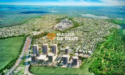 Terreno em condomínio fechado à venda na atlântica, cidade alpha, eusébio por r$ 300.000
