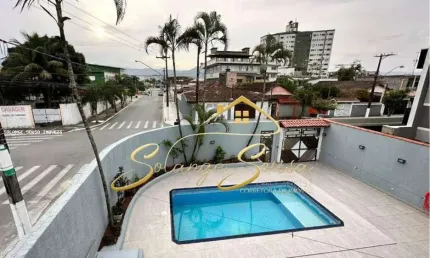 Casa para Venda em Praia Grande, Vila Tupi, 4 dormitórios, 2 suítes, 3 banheiros, 5 vagas