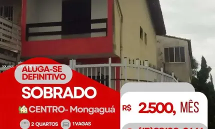 Sobrado para Locação em Mongaguá, Centro, 1 suíte, 1 banheiro, 1 vaga
