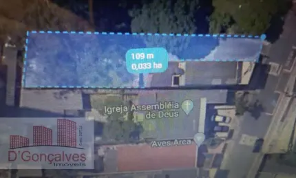 Terreno à venda na Rua São Francisco de Assis, 180, Centro, Diadema