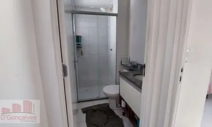 Apartamento em Canhema - Diadema: 2 dormitórios, 43m² por R$ 260.000 ou R$ 1.800/mês