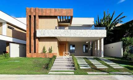 Linda Casa Duplex com 345m² - Alphaville Ceará 1 - Cidade Alpha