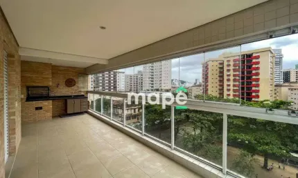 Apartamento com 3 dormitórios à venda, 134 m² por R$ 1.550.000,00 - Gonzaga - Santos/SP