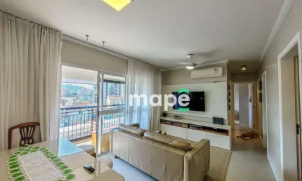 Apartamento Garden com 3 dormitórios à venda, 188 m² por R$ 1.090.000,00 - Gonzaga - Santos/SP