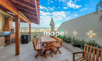 Cobertura com 3 dormitórios à venda, 242 m² por R$ 1.370.000,00 - Embaré - Santos/SP
