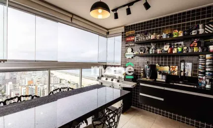 Apartamento Duplex com 3 dormitórios à venda, 116 m² por R$ 2.200.000,00 - Pompéia - Santos/SP