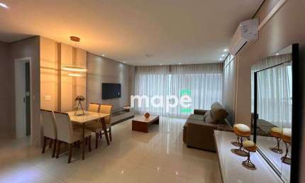 Apartamento com 2 dormitórios para alugar, 95 m² por R$ 10.900,00/mês - Aparecida - Santos/SP