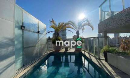 Cobertura com 2 dormitórios à venda, 289 m² por R$ 2.200.000,00 - Ponta da Praia - Santos/SP