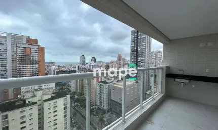 Apartamento com 2 dormitórios à venda, 87 m² por R$ 1.600.000,00 - Gonzaga - Santos/SP