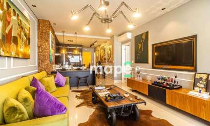 Apartamento com 1 dormitório, 106 m² - venda por R$ 2.100.000,00 ou aluguel por R$ 13.000,00/mês - Aparecida - Santos/SP