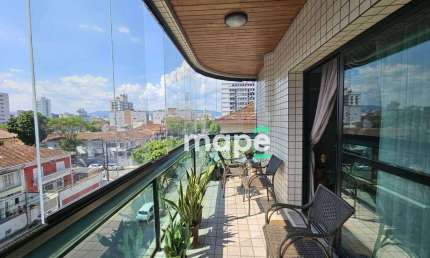 Apartamento com 3 dormitórios à venda, 149 m² por R$ 1.060.000,00 - Embaré - Santos/SP