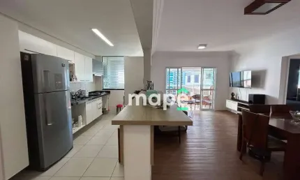 Apartamento com 2 dormitórios à venda, 84 m² por r$ 970.000,00 - boqueirão - santos/sp