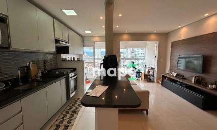 Apartamento com 1 dormitório à venda, 53 m² por R$ 720.000,00 - Embaré - Santos/SP