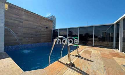 Casa sobreposta com piscina, 3 dormitórios à venda, 155,68 m² - Ponta da Praia - Santos/SP