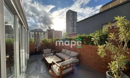 Apartamento garden com 3 dormitórios à venda, 188 m² por r$ 2.600.000,00 - gonzaga - santos/sp