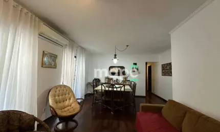Apartamento com 3 dormitórios à venda, 115 m² por r$ 680.000,00 - pompéia - santos/sp