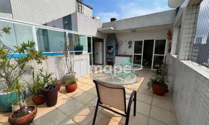 Cobertura com 4 dormitórios, 254 m² - venda por R$ 1.800.000,00 ou aluguel por R$ 10.000,00/mês - Embaré - Santos/SP